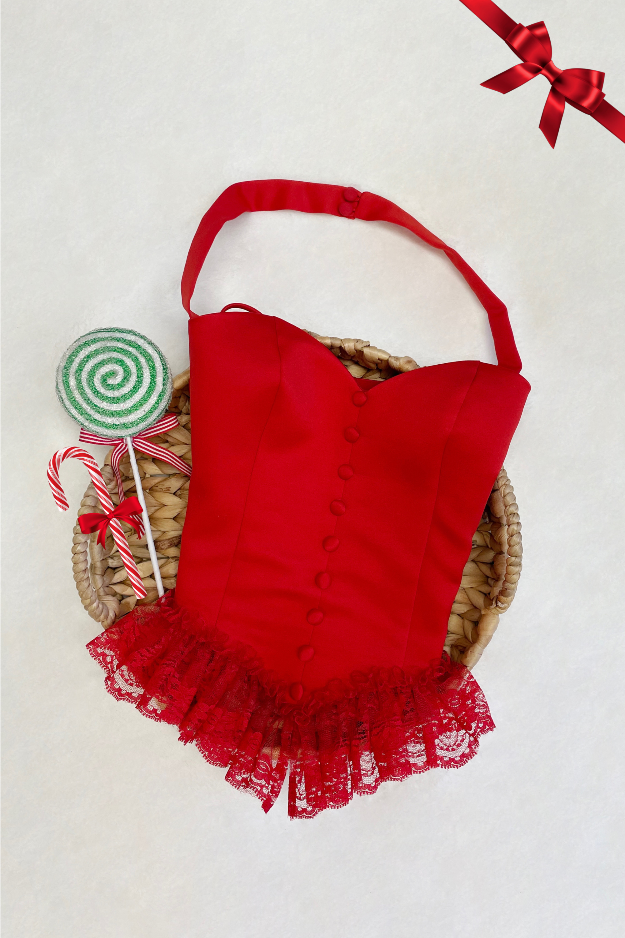 Cupid's Favorite Corset Red Top | Adeirlina