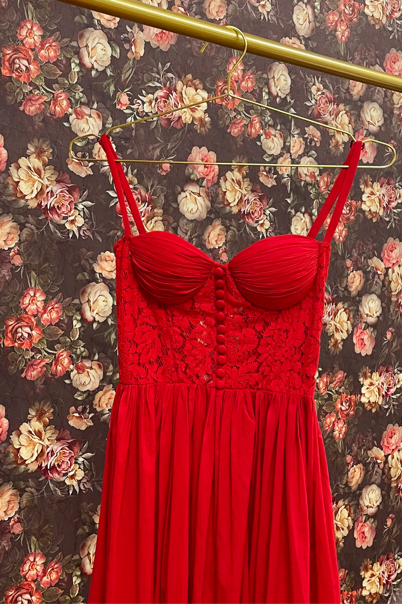 Anemone Red Dress
