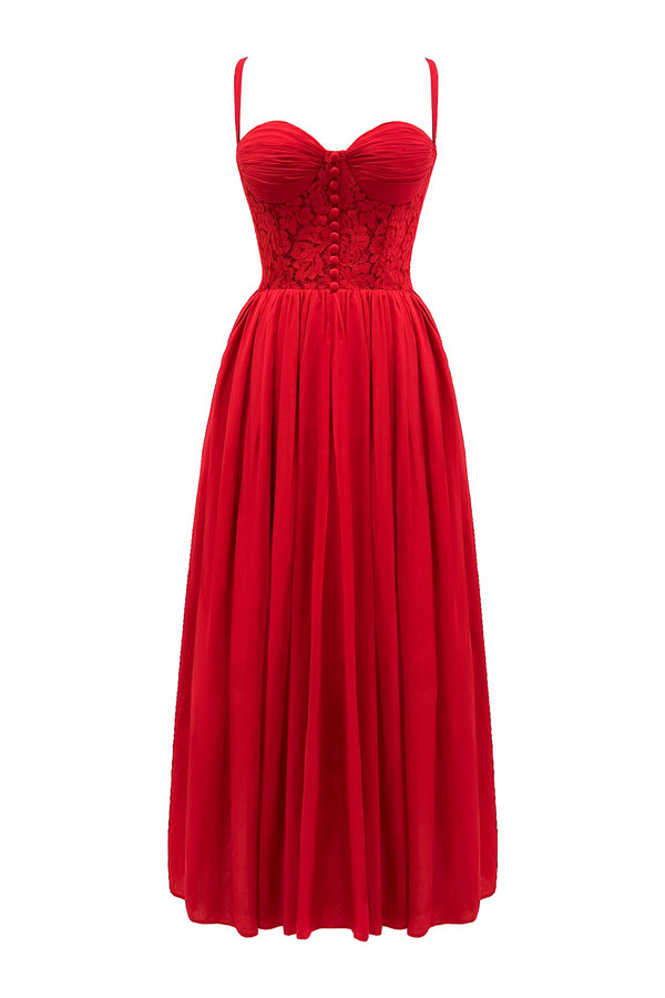 Anemone Red Dress