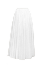 Snow Flirt White Maxi Skirt