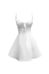Glam White Mini Dress