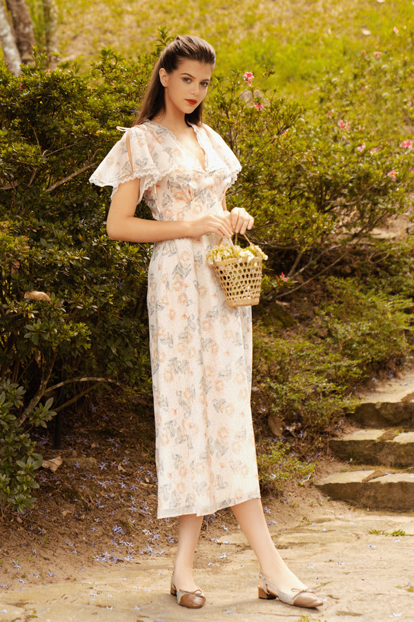 French Countryside Midi Dress