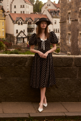 Diana Polka-dot Midi Dress