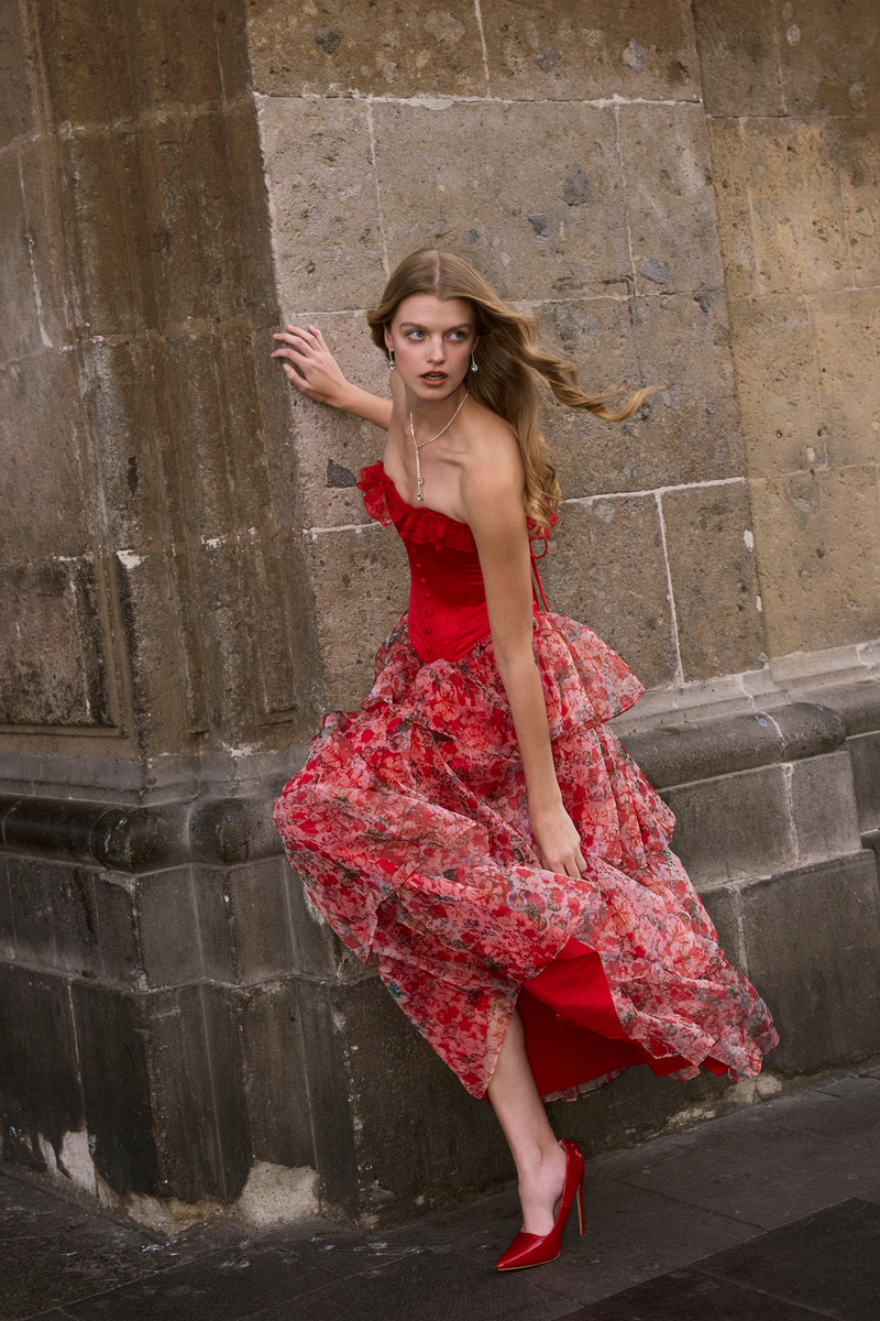 La Rosa Senorita Maxi Skirt