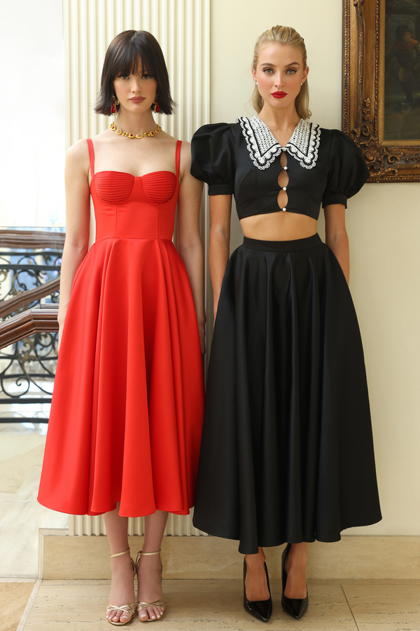 Victorian Black Matching Set