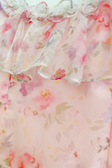 Floral Summer Midi Dress - size XS