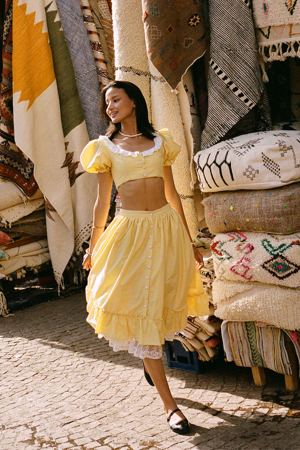Marrakech Yellow Skirt
