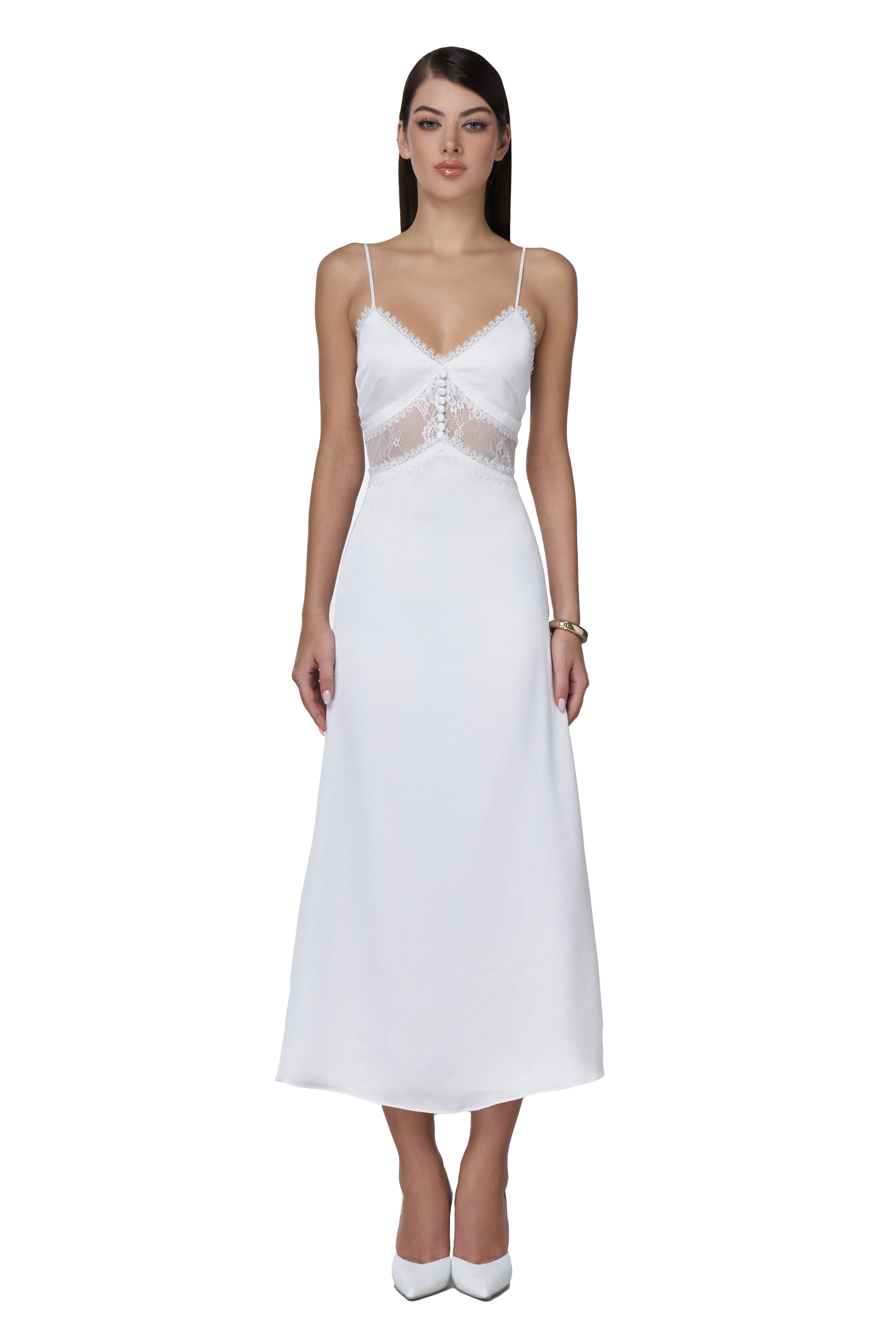 European Peony Midi Dress