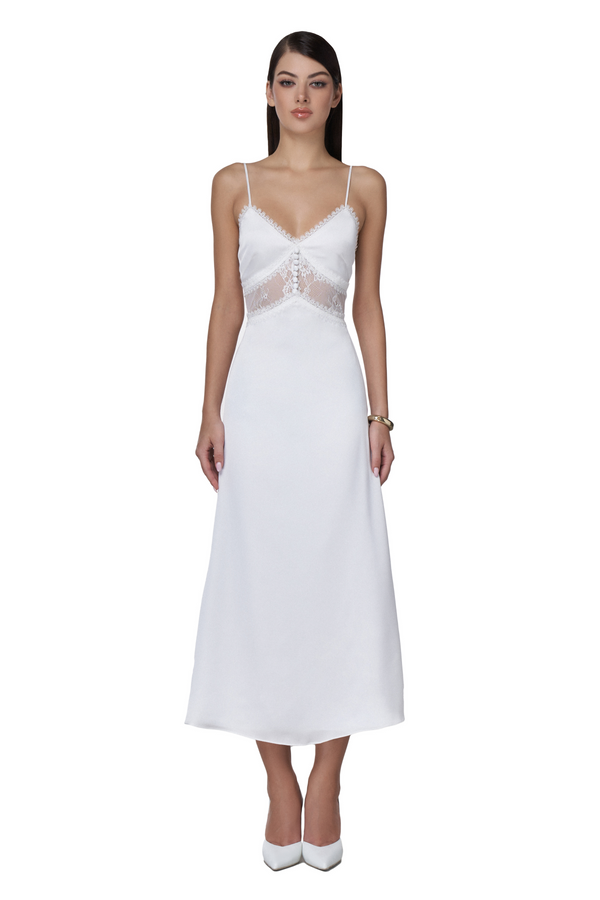European Peony Midi Dress
