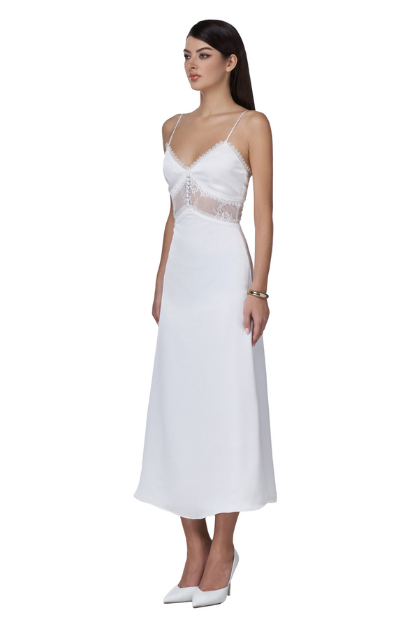 European Peony Midi Dress