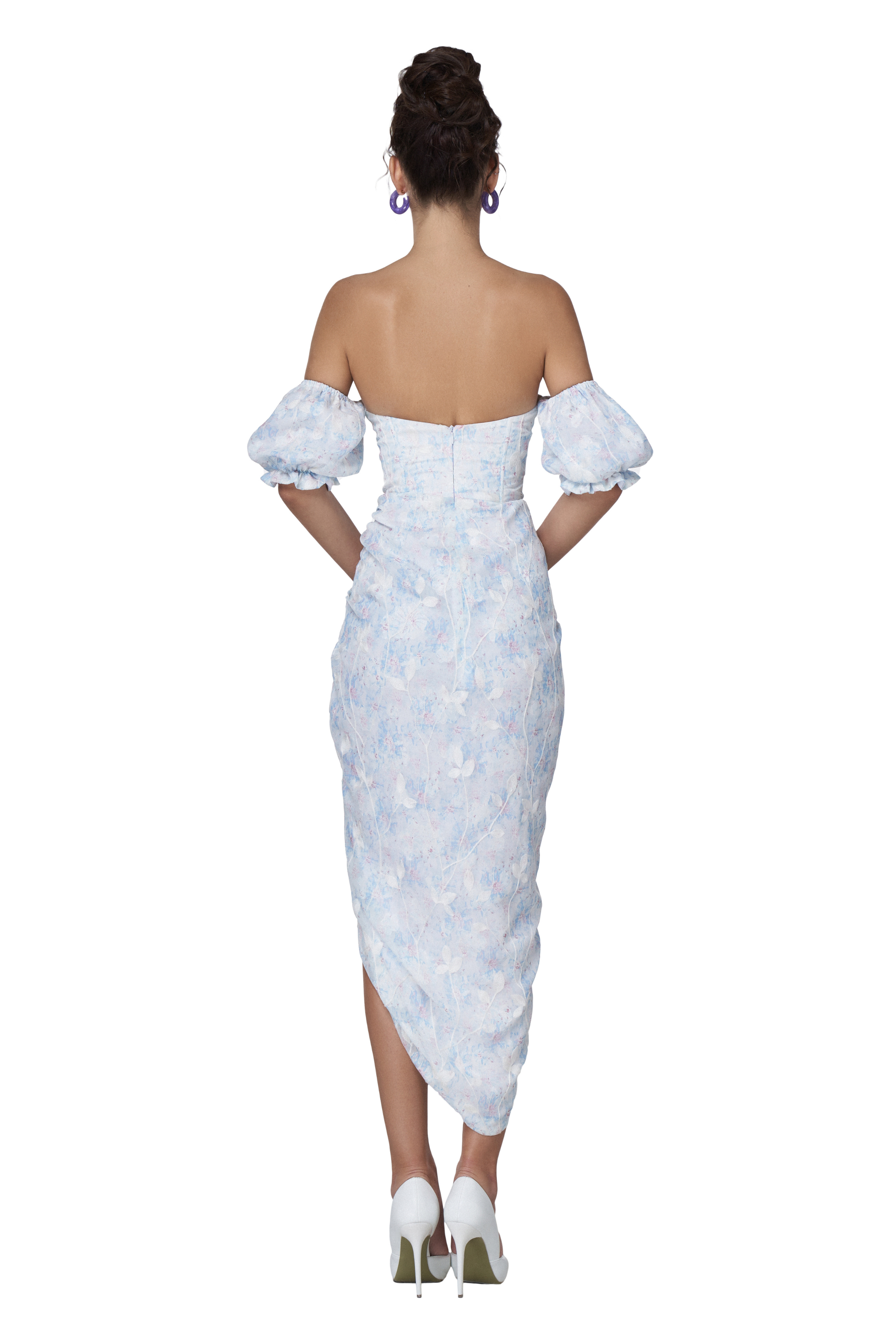 Forget-Me-Not Midi Dress