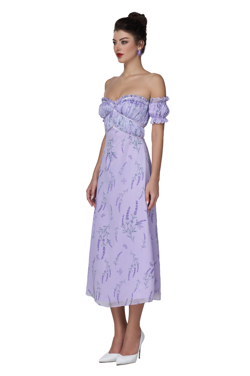 Miss. Wisteria Midi Dress