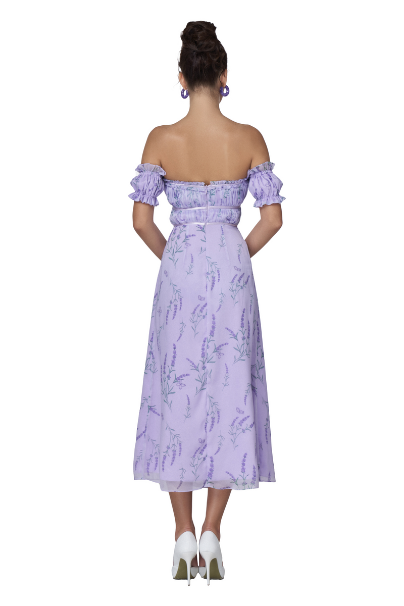 Miss. Wisteria Midi Dress