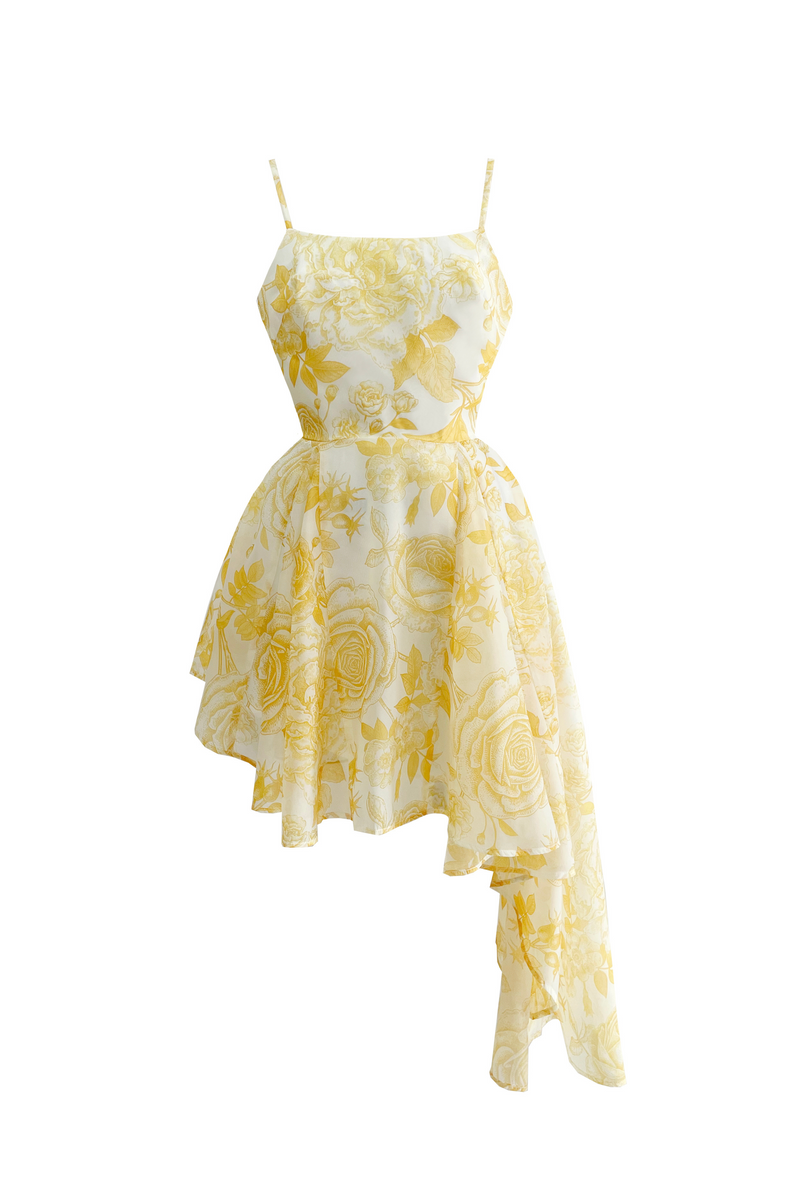 Gialla Asymmetrical Dress